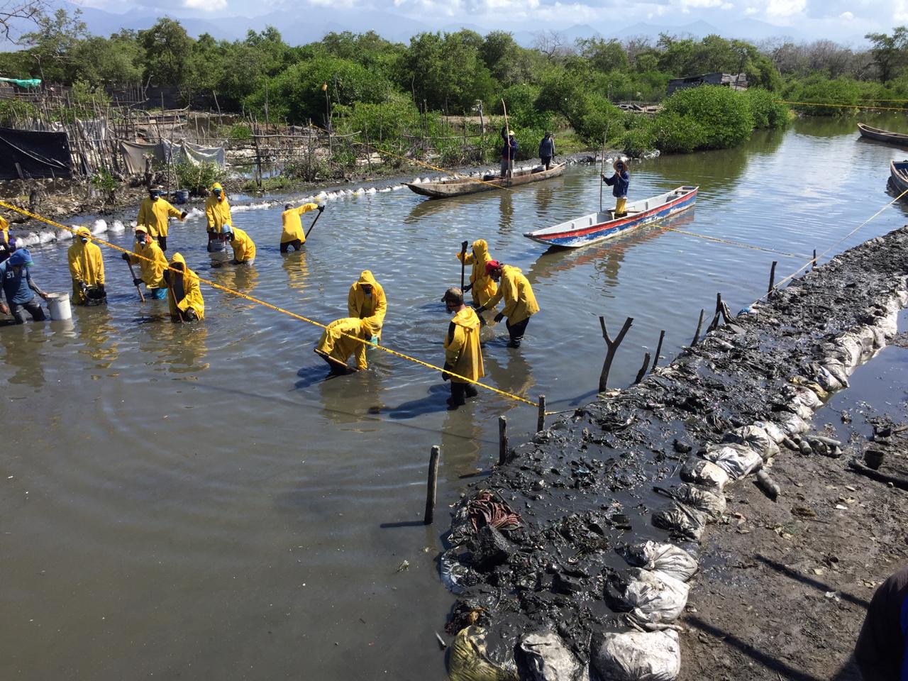 Limpieza caño La Isla